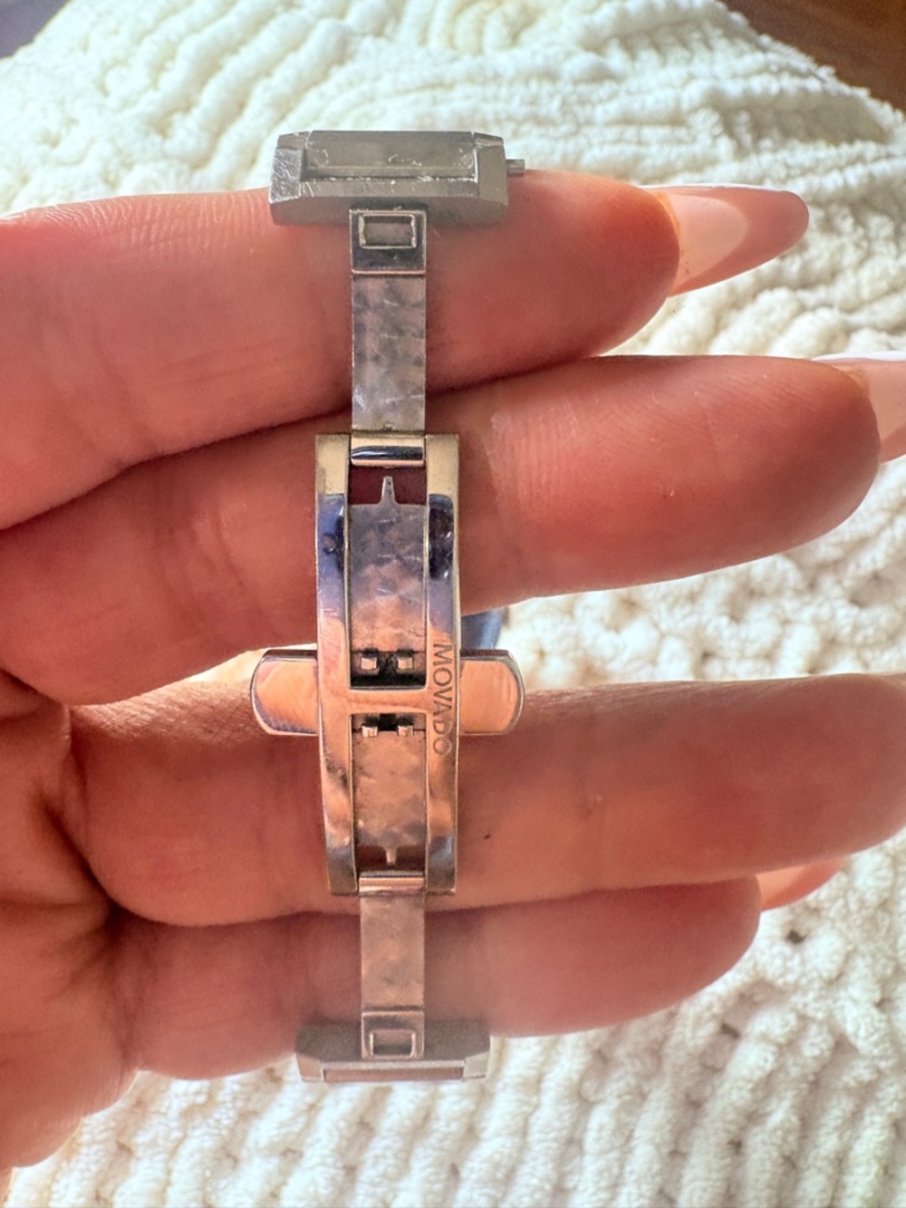 Movado Silver Minimalist Museum Dial Bracelet Watch - Picture 4 of 5